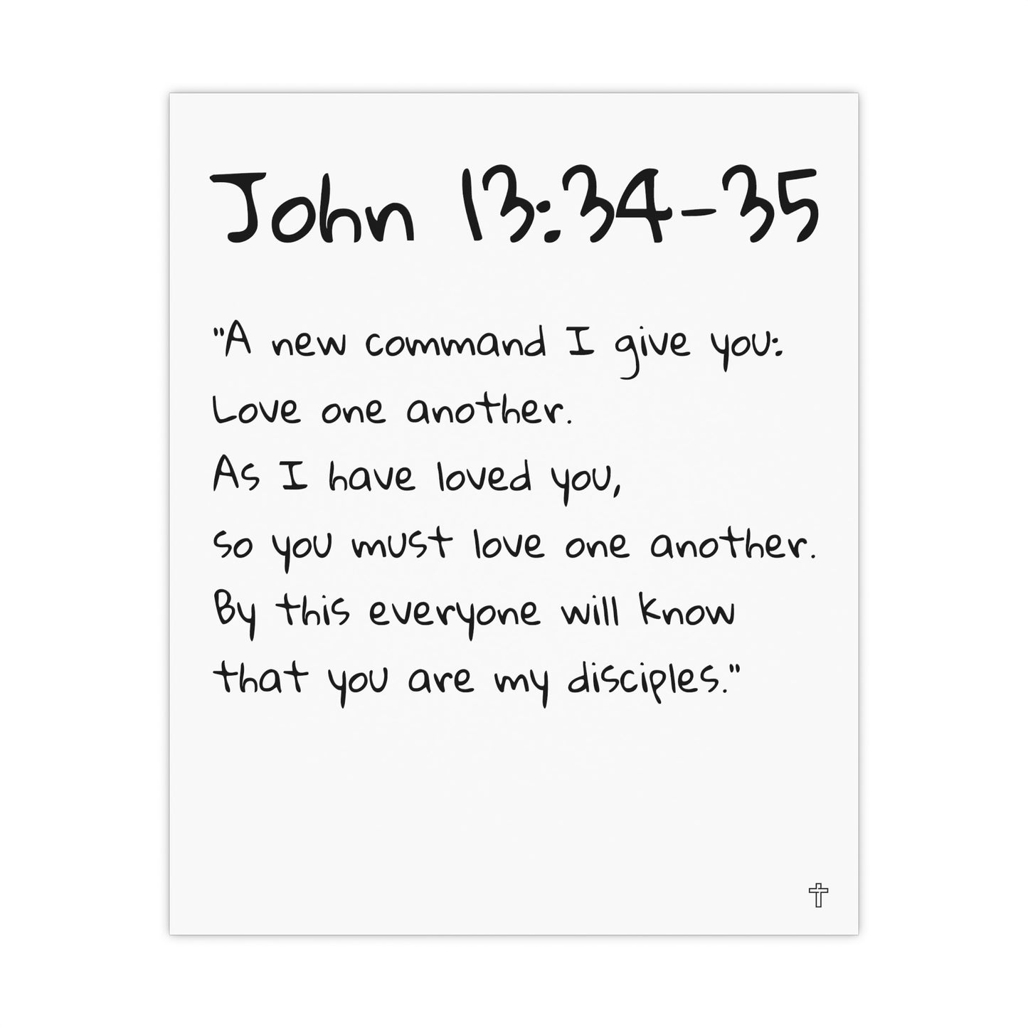 Poster John 13:34-35
